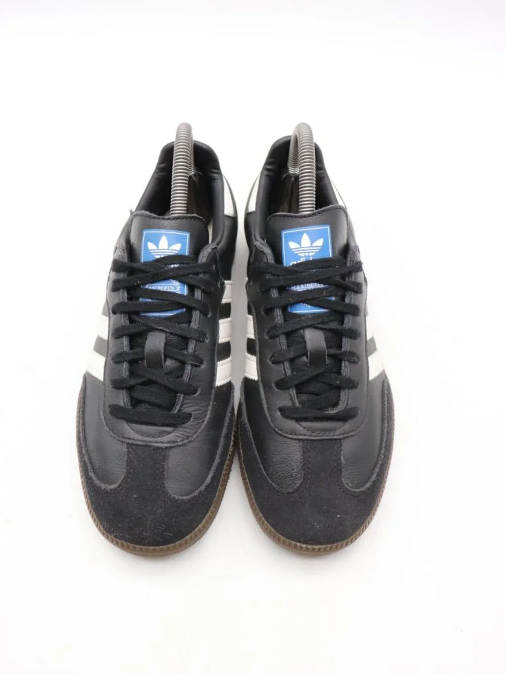 Adidas Samba OG Women's 7 Men's 6 Black White Gum Leather Sneakers IE3676